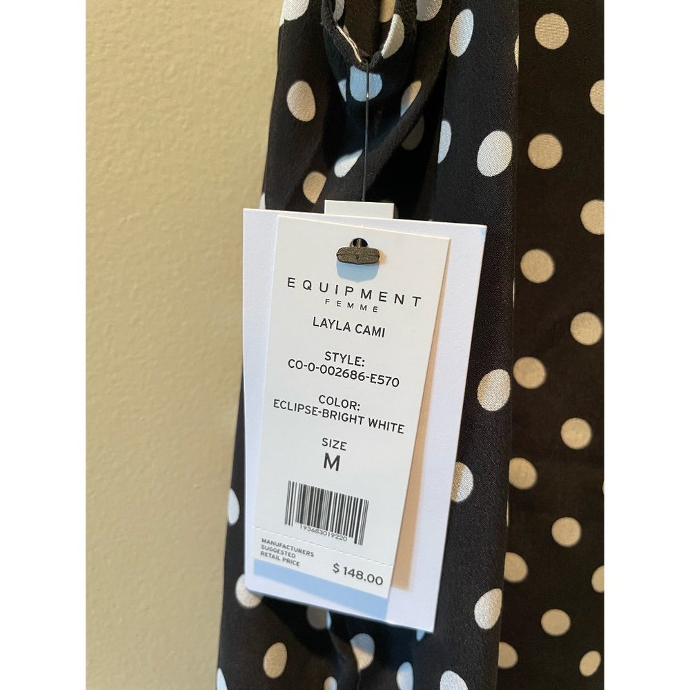 Equipment Femme Layla Silk Cami- Medium NWT - Picture 3 of 3